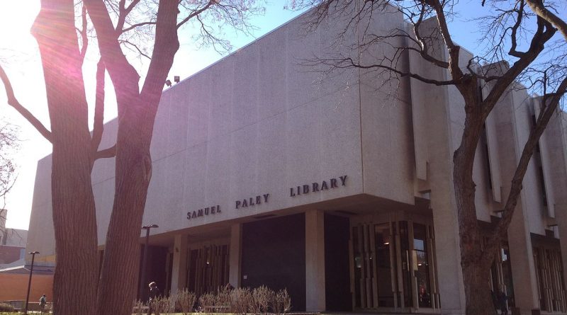 Paley Library Side View by Dorevabelfiore on Wikipedia